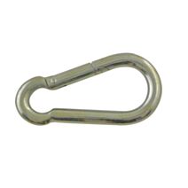 2 mousquetons pompier AZ ø5mm longueur : 50mm