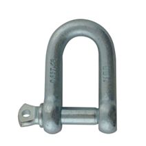 2 manilles droite estampé ce standard AZ ø6mm