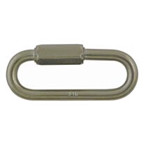 1 maillon a visser gde ouverture inox AISI 316 ø8mm 