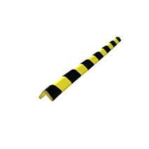 Protection d'angle 30x30mm epaisseur 8mm hauteur 750mm-mousse couleur noir/jaune