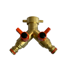 Nez de robinet auto laiton Y - SPID'O