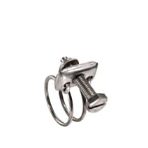 Collier de serrage double fil 100% inox 33-37 mm - SPID'O