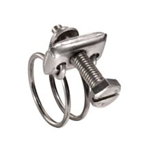 Colliers double fil inox 43x48mm x2 - SPID'O