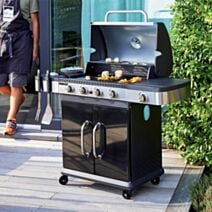 Barbecue à gaz Américain Fidgi 4 brûleurs+side - COOK'IN GARDEN