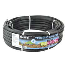 Tuyau goutteurs en ligne noir goutte D13x16mm goutteurs 2 l/h 25 m - FITT