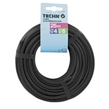 Tuyau capillaire micro-conduit D.4x6mm - longueur 15m - TECHNO