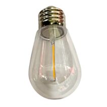 Guirlande solaire ampoule led à filament S14 1W 3V E27 chaud