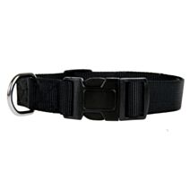 COLLIER NOIR NYLON 30/40CM