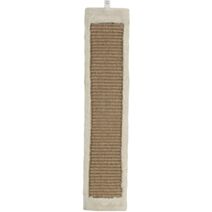 Griffoir mural pour chat à fixer L 12 x p 2,5 x 56 cm Beige