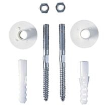 Fixations de lavabo 14cm blanc - WIRQUIN