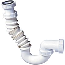 Siphon évier avec raccord extensible