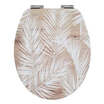 Abattant WC MDF décoré Palmier bois - WIRQUIN