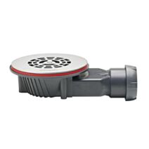 Bonde de douche slim Ø40 mm grille plate - WIRQUIN