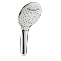 Douchette Cascade 3 jets chromé Ø12cm argent - WIRQUIN