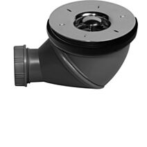 Bonde de douche tourbillon ronde Ø90 mm à compression - WIRQUIN