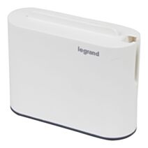 Fiche biplite extra-plate 2 prises latérales 2P 6A USBAC - LEGRAND