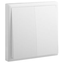 Interrupteur 1 voie 2G Eloe blanc brillant - LEGRAND