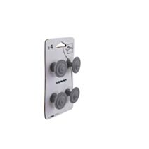 Set de 4 boutons de meuble zamack Ø35 mm gris cendre - BAR PLUS