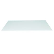 Plateau de bureau mélaminé blanc