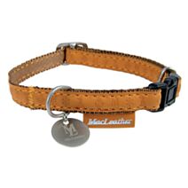 COLLIER REGL MC LEATHER JAUNE 10MM