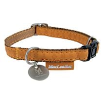 COLLIER REGL MC LEATHER JAUNE 20MM