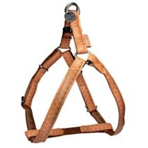 HARNAIS REGL MC LEATHER JAUNE 10MM
