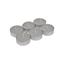Set de 6 bougies maxi chauffe-plat parfum musc 18,5x11cm - HOMEA