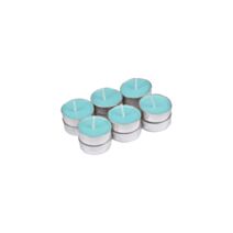 Set de 12 bougies chauffe-plat parfum Embruns 7,8x1,4cm bleu - HOMEA