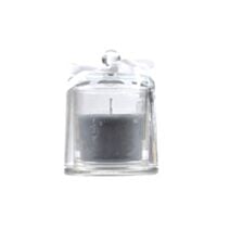 Bougie cloche paraffine 9x12cm marron musc - HOMEA