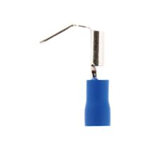 10 cosses bleu clips mixte m/f 6,3 mm zenitech