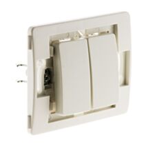 Double v&v bornes auto composable blanc venus