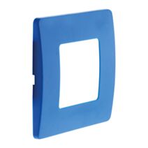 Plaque de finition bleu venus