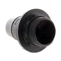 Douille E14 thermoplastique + bague noir - ZENITECH