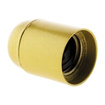 Douille E27 thermoplastique lisse or - ZENITECH