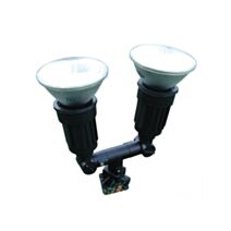 Spot Jardin à piquer double E27 80w max IP44 - ZENITECH