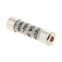 3 fusibles ceramique 8,5x 31,5 - 10a avec voyant - zenitech