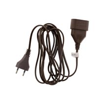 Enrouleur ménager qualité HO3VVH2F 2x 0.75 prise 6A Marron 2m