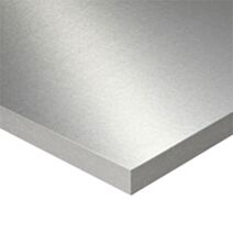 Tablette Mélaminée Aluminium Platine 250X40X1,8cm