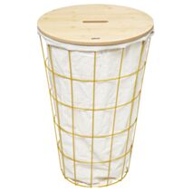 Panier à linge Modern jaune moutarde - FIVES