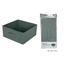 Cube de rangement pliable romarin 30 x 30 x 15 cm - KB8