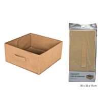 Cube de rangement pliable peche 30 x 30 x 15 cm - KB8