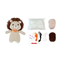 Kit complet crochet Leon le lion H18 cm - HOMEA