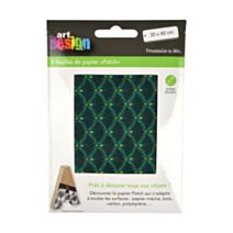 Set de 6 feuilles de papier patch Floral Damask 40 x 30 cm - HOMEA