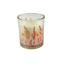 Bougie verrine Pure Harmonie Ø9 parfum romance florale - HOMEA