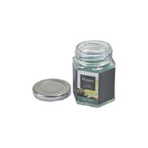 Bougie en pot couvercle Essentiel thé vert Ø5,5 x H5,5 cm - HOMEA