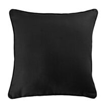 Coussin passepoil Panama 40 x 40 cm noir - D.D'INTERIEUR