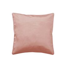 Housse de coussin Shana unie rose poudré - D.D'INTERIEUR
