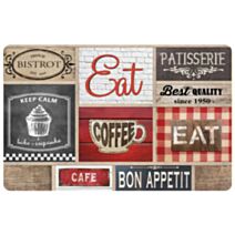 Set de table polypropylène 28,5x44cm coffee - DOUCEUR D'INTERIEUR