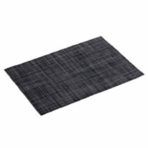 Set de table Punto PVC 30x45cm noir - DOUCEUR D'INTERIEUR