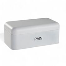 Boîte à pain 30,5 x 18 x 16 cm métal blanche - UTILITY